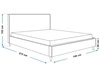 Polsterbett mit Lattenrost 140x200 Grenada Beige