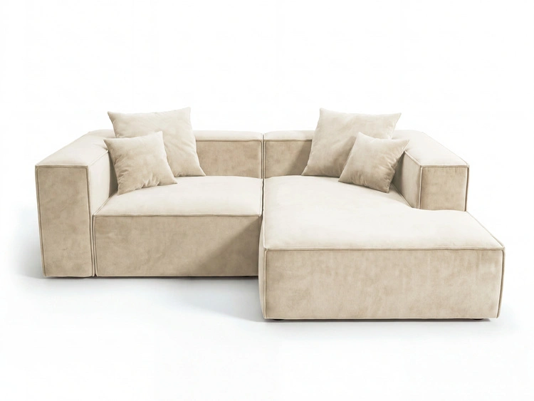 Ecksofa L Rechts Vellaro Creme