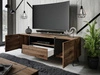 TV-Schrank im Loft-Stil mit Schränken und Schublade Lunelie Eiche Flagstaff
