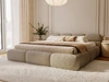 Polsterbett mit Bettkasten und Bettrost 160x200 Sweet Low Dunkelbeige