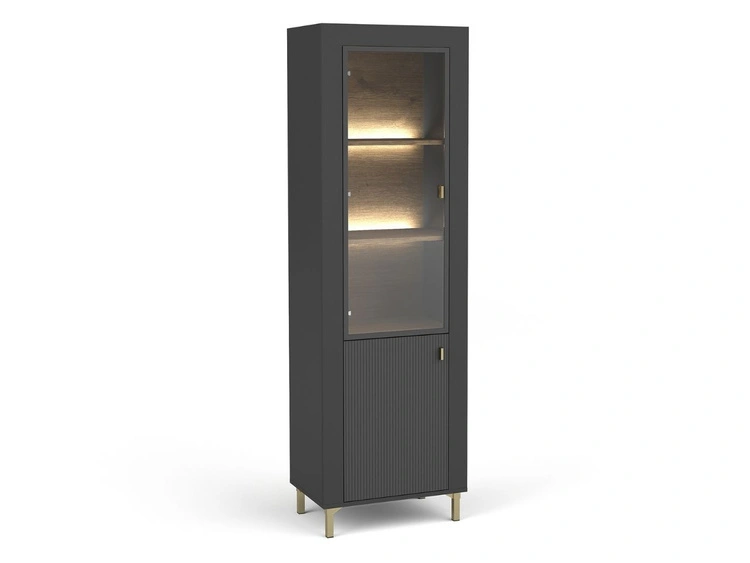 Set für Wohnzimmer Messina Schwarz