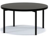Runder Couchtisch Sevilla Schwarz Glanz