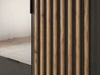 Kleiderschrank mit Spiegel 105 cm Macron Graphit, Artisan Eiche