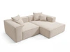 Ecksofa L Rechts Vellaro Beige