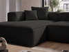 Ecksofa L Links Vellaro Schwarz