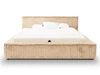 Polsterbett mit Bettkasten und Lattenrost 140x200 Lago Beige