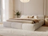 Polsterbett mit Bettkasten und Bettrost 120x200 Sweet Low Beige