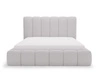 Polsterbett mit Bettkasten und Lattenrost 160x200 Imperial Hellgrau