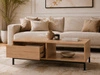 Couchtisch mit Stauraum Soroko Hickory