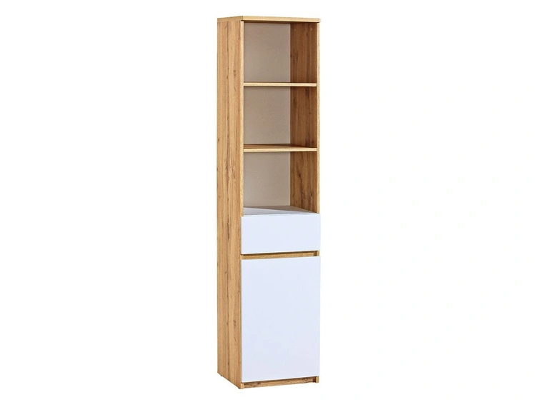 Möbel-Set für Jugendzimmer Arcadia Eiche Wotan, Weiß
