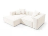 Ecksofa L Links Vellaro Creme