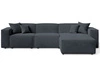 Ecksofa L-Form Rechts Arizona Dunkelgrau