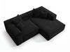 Ecksofa L Rechts Vellaro Schwarz