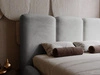 Polsterbett mit Bettkasten und Lattenrost 120x200 Bubble Grau