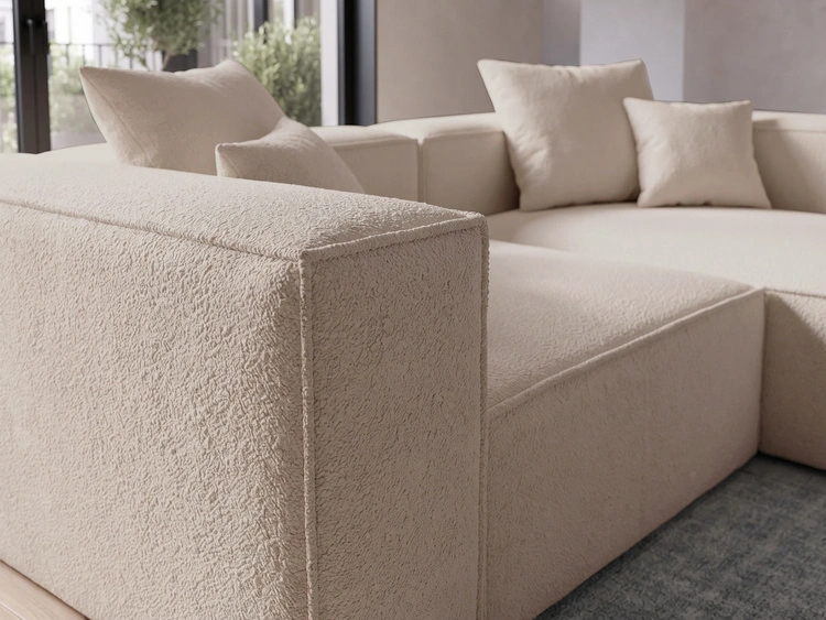Ecksofa L Rechts Vellaro Beige