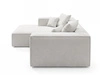 Ecksofa L Links Vellaro Grau