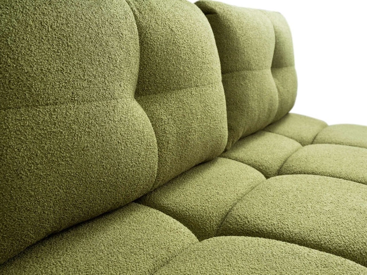 Schlafsofa mit Bettfunktion und Bettkasten Milet Grün