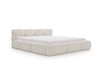 Polsterbett mit Bettkasten und Bettrost 140x200 Sweet Low Beige