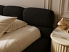 Polsterbett mit Bettkasten und Bettrost 180x200 Sweet Low Schwarz
