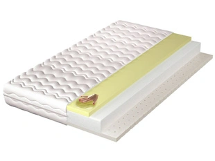 Schaumstoffmatratze mit Memory-Schaum und Latex Tenso 120x200