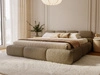Polsterbett mit Bettkasten und Bettrost 120x200 Sweet Low Braun