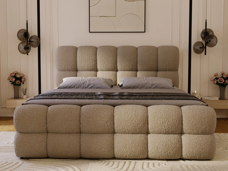 Boxspringbett mit Bettkasten 180x200 Modo Braun