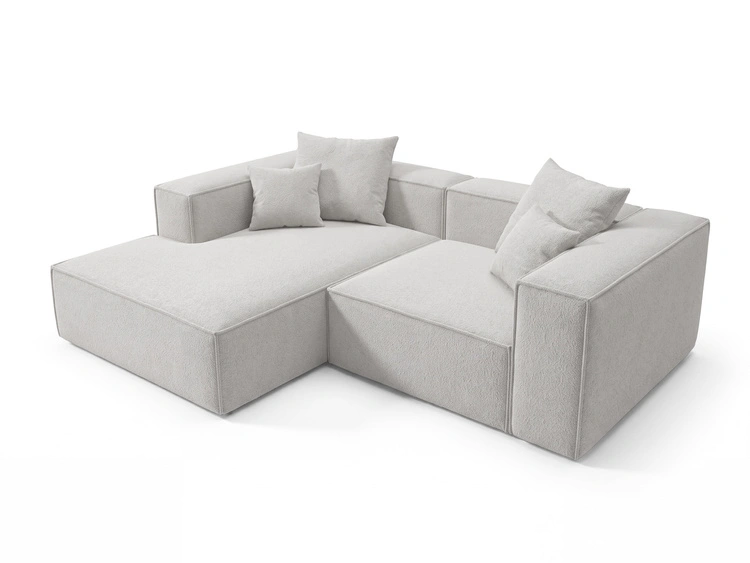 Ecksofa L Links Vellaro Grau